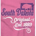 thumbnail image 2 of Cute South Dakota Bison Symbol Women's Graphic T Shirt Tees Brisco Brands S, 2 of 6
