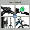 thumbnail image 3 of Lixada LIXADA Modern Elliptical Bike Computer with Speed Display, Maintenance Alert, Auto Wake-Up, Waterproof Design, Wired/Wireless Options, White/Black, Compact & Lightweight for Cycling Enthusiasts, 3 of 6