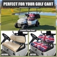 thumbnail image 4 of HUIACONG The Image of the British Flag Golf Cart Seat Covers 2 Pack Breathable for Club Car Golf Cart 2 Passengers Front Seat, Fashion Accessories Soft Golf Cart Front Seat Cover All Weather, 4 of 7