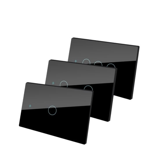NEW WiFi Smart Light Switch RF433 No Neutral Wire Single Fire Smart Control Works ,Easy to Installation