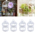 thumbnail image 1 of Maceta colgante de metal 4 piezas | para macetas decorativas en apariencia de jaula de pájaros, cactus y jardineras suculentas | Decoración de de e Sharpla Maceta suculenta, 1 of 8
