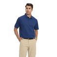 thumbnail image 3 of Zfeel Men's Breathable Polo Shirt, Casual Polo for Adult, Pure Stretch Polyester, Navy, M, 3 of 5