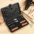 thumbnail image 5 of Drill Bit Set, 49 pcs Drilling and Driving Kit, Titanium, Masonry and Spade Drill Bits Set, Screwdriver and Nut Driver bits for Metal, Wood, Masonry, Plastic, 5 of 5