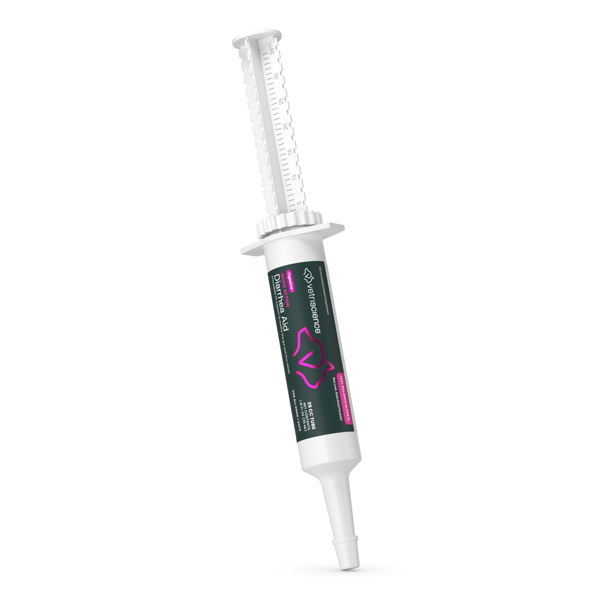 VetriScience Fast Balance G.I. Paste, Gut Health for Dogs & Cats, 1.18 fl oz Tube