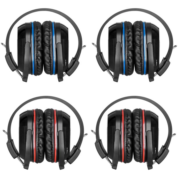 Auriculares infrarrojos inalámbricos SIMOLIO para DVD/TV de coche UConnect VES