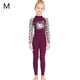thumbnail image 2 of Muebles multicolores traje de buceo Mangas largas y pantalones Mono de traje de baño para snorkeling surf aplicable a todas las temporadas PURPLE M Speravity OD003660-07, 2 of 7