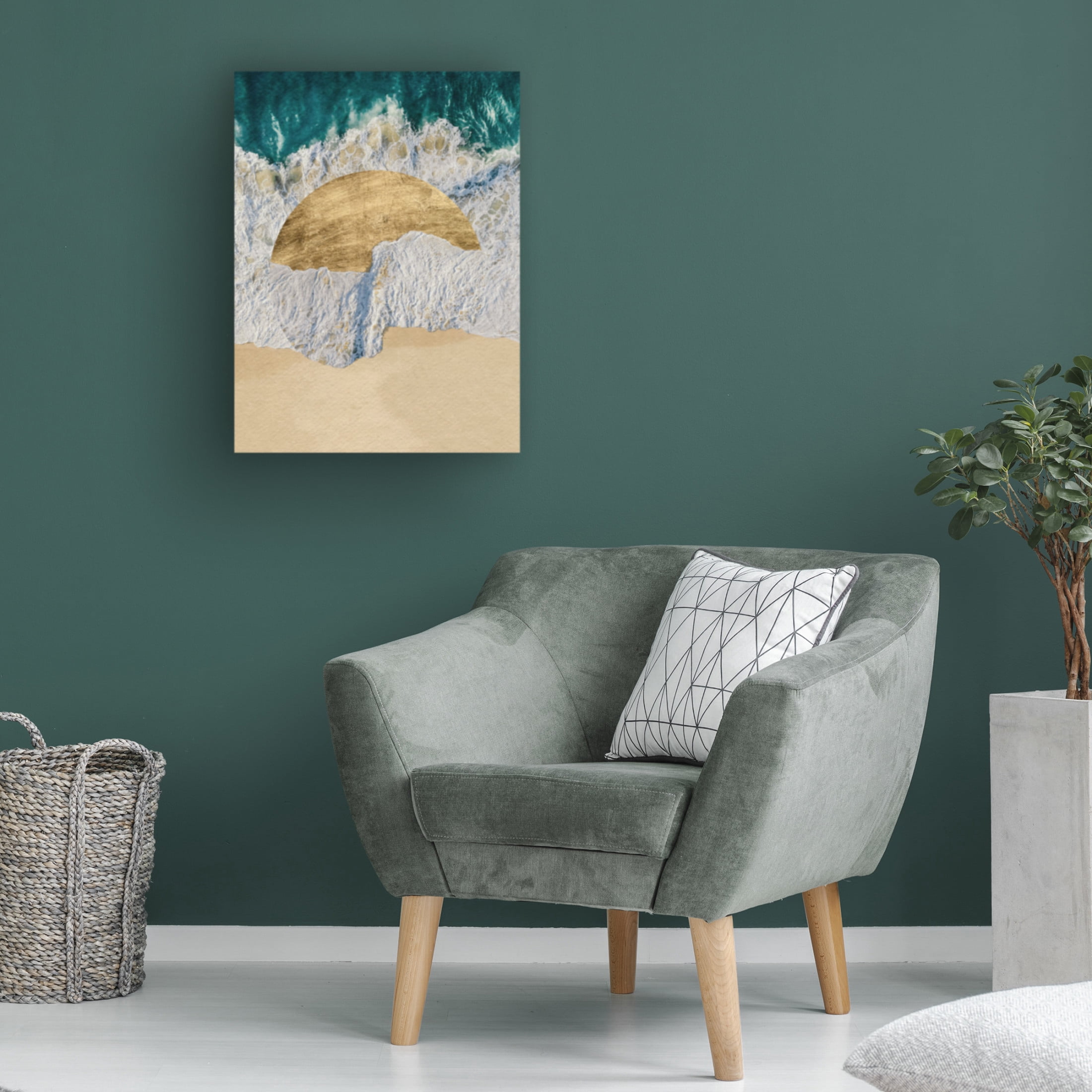Trademark Fine Art Grace Popp Breaking Shore I Canvas Wall Art
