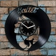thumbnail image 2 of Performance Dance Clock Ballet Clock Gift for Girl Ballet Home Decoration Ballet Gift Dance Wall Art 12 inch Wall Clock Vintage Ballet Wall Clock Modern Ballet Vinyl Record Wall Clock, 2 of 9