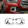 thumbnail image 4 of Furulu Front Bumper Grille Chrome Fog Light Covers Trims For 2016-2023 Toyota Tacoma, 4 of 5