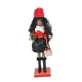 thumbnail image 4 of Figura de muñeco de cascanueces de 38 cm de altura, estatua de madera para manualidades de bricolaje, decoración de escritorio, sala de estar, 4 of 9