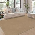 thumbnail image 2 of CAROMIO 10' x 13' Area Rug for Living Room Solid Textured Vintage Rug Non Slip Throw Rugs Bedroom Rug, Taupe, 2 of 6