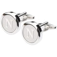 thumbnail image 4 of Cufflinks for Men Shirt Personalized Initials Alphabet A-Z, 4 of 6