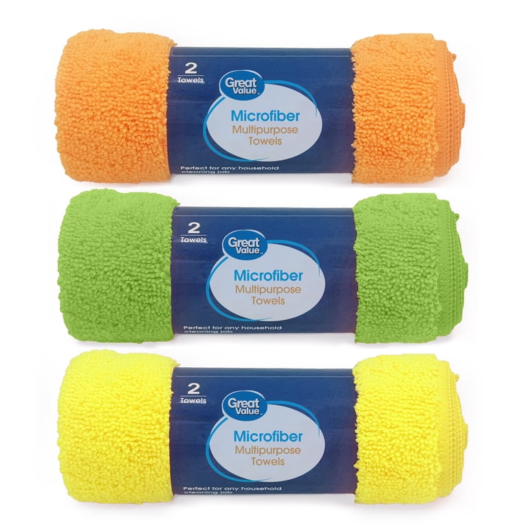 Great Value Microfiber Household Cleaning Cloths, 8 Count photo 4