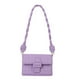 thumbnail image 1 of Bolso de cuero artificial con forma de rombo, tendencia, nueva moda, bolso de mensajero, bolso pequeño sencillo de un solo hombro, morado, 1 of 5