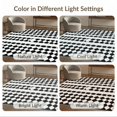 thumbnail image 7 of ODIKA 8'x10' Washable Area Rug Durable, Non-Slip Grid Race Checkered Checkerboard Bold Car Classroom Checker Funky for Living Room, Under Sectional, Family, 7 of 7