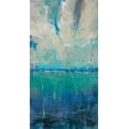 thumbnail image 2 of OToole, Tim 9x14 Gold Ornate Wood Framed with Double Matting Museum Art Print Titled - Blue Movement II, 2 of 4