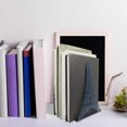 thumbnail image 2 of 2pcs Tower Shape Bookend Delicados titulares de libros Bookends Metal Bookends Stands decorativos de libros decorativos, 2 of 5