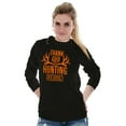 thumbnail image 4 of Thank God For Hunting Season Antlers Plus Size Long Sleeve Graphic Tee Shirt Brisco Brands 3X, 4 of 5