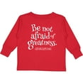 thumbnail image 3 of Inktastic Shakespeare Be Not Afraid of Greatness Boys or Girls Long Sleeve Toddler T-Shirt, 3 of 5