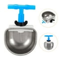 thumbnail image 4 of Uxcell 87mm Width Rabbit Waterer Cups Automatic Poultry Nipple Drinker Bowl, Silver 5 Pack, 4 of 4