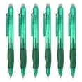 thumbnail image 1 of Uxcell 6Pcs Erasable Gel Pens, 0.5mm Retractable Fine Point Heat Erasable Marking Pen Smooth Writing Fabric Markers for Sewing Drawing Writing Planner, Green Ink, 1 of 7