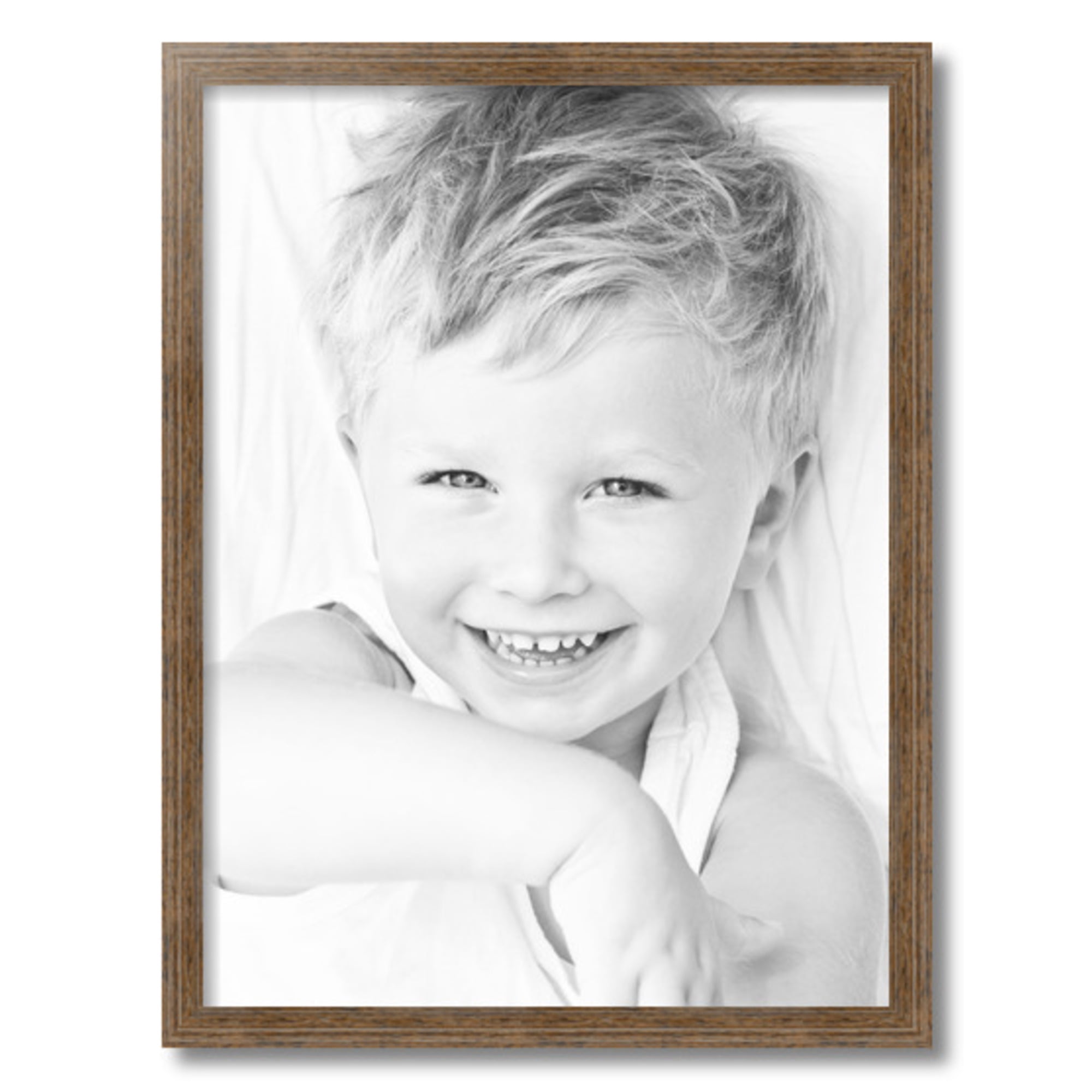 ArtToFrames 18" x 24" Brown Picture Frame, 18x24 inch Brown Wood Poster Frame (WOM-4717), 1 Pack