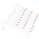 thumbnail image 3 of 1pc Gotping Water Rack Tubo Tubo Peg Rack Laboratorio Cubilete Secado Soporte, 3 of 5