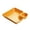 Orange, variant on Plastic Serving Trays For Parties Snack Platters Appetizers Cookies French Fries Buffet Entertaining Catering Plates With Dipping Section Orange 7.2*7.2*1.4 In