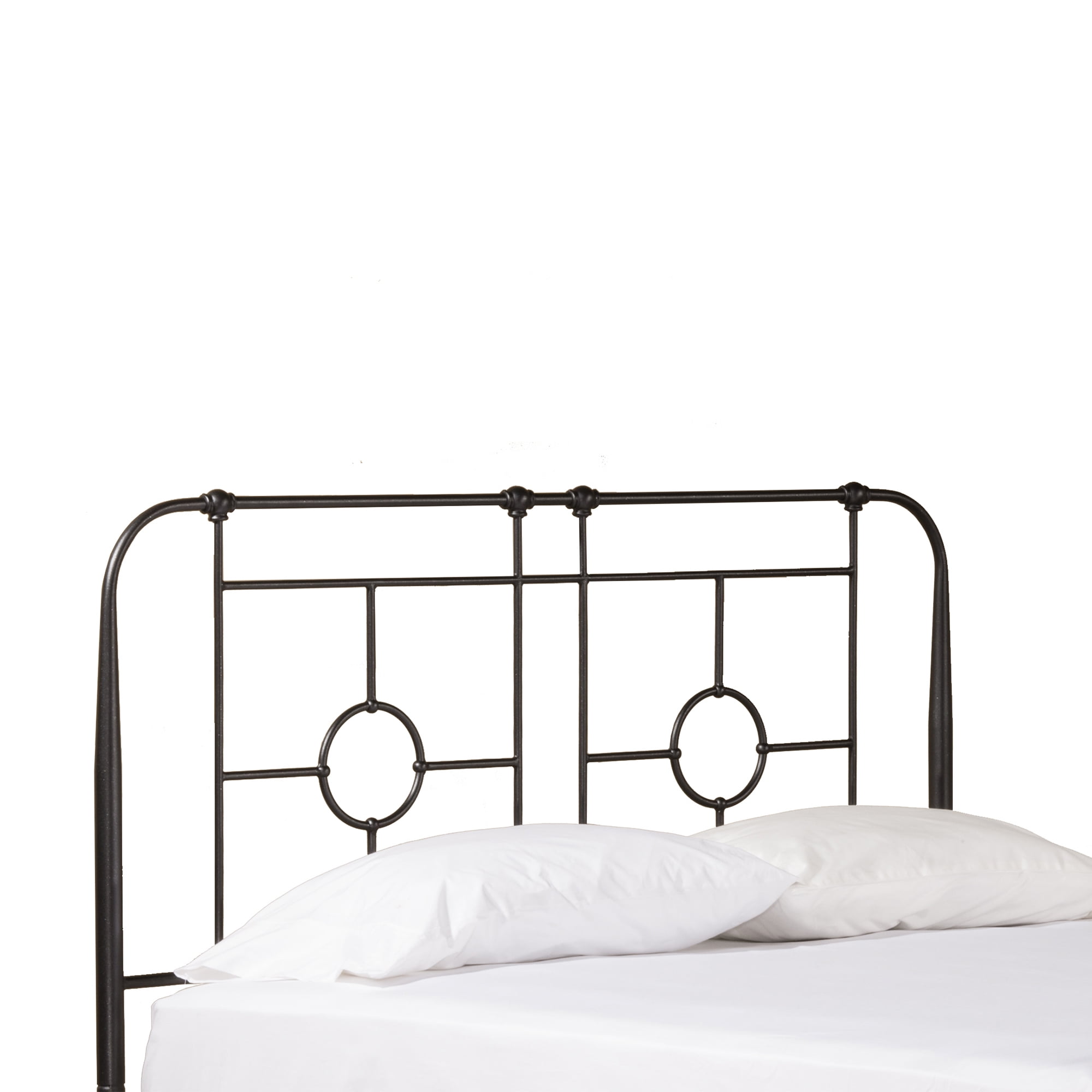 Hillsdale Furniture Trenton King Metal Headboard, Black Sparkle