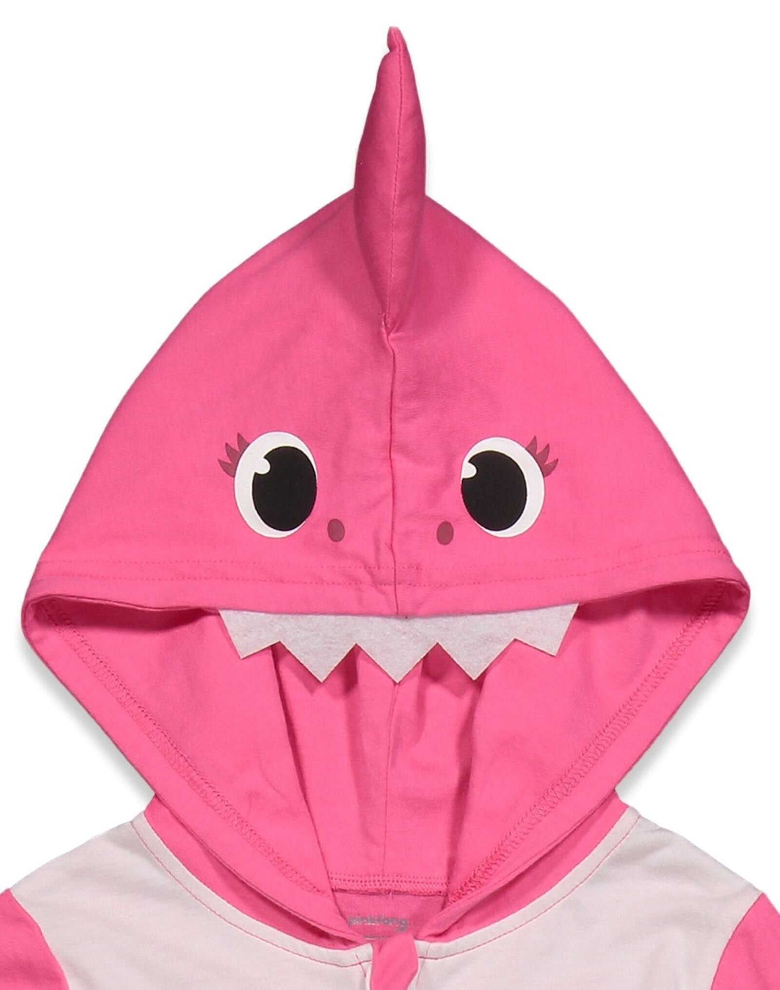 Pinkfong Baby Shark Infant Baby Girls Zip Up Costume Coverall Newborn to Little Kid - image 3 of 5