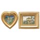 thumbnail image 1 of Conjunto de Portarretratos de 2 Unidades, Ornamento para Habitación, Marco de Imágenes Rectángulo y corazón, 1 of 9