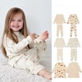 thumbnail image 2 of KS Kids Pjs 2023 Nueva Navidad Snowy Rabbit Pig Pijamas para niñas pequeñas Conjunto de 2 piezas Ropa de dormir de algodón Tamaño 18 meses-10 años, 2 of 4