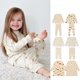 thumbnail image 2 of KS Kids Pjs-Pijama navideño para niñas pequeñas, conjunto de 2 piezas de algodón, ropa de dormir, talla 18 meses a 10 años, 2023, 2 of 4