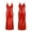 Red, variant on Swuxness Women Sleeveless Formal Maxi Dresses, Women Maxi Evening Gown, Women's Solid Color Spaghetti Strap V Neck Slim Sequined Backless Formal Long Evening Gown Red, L