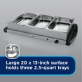 thumbnail image 3 of Oster Buffet Server 25 Quart 3-Basin Electric Stainless Steel Buffet Server, 3 of 6