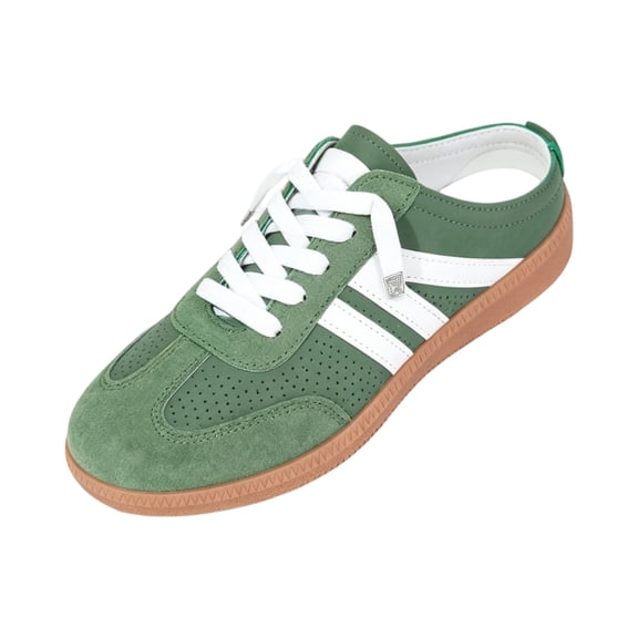 Sewkxo Women's Fashion Sneakers Comfortable Walking Shoes Casual Lace-Up Non Slip Sneakers,Turquoise 40