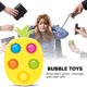 thumbnail image 3 of Juguete de hoyuelos de frutas para niños, tablero de dedos divertido para bebés con autismo (amarillo piña) Likrtyny juguetes de los niños, 3 of 9