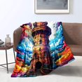 thumbnail image 1 of Blanket,Colorful At Cesar White Tower,Fluffy Microfiber Blanket,For Bed And, 1 of 8