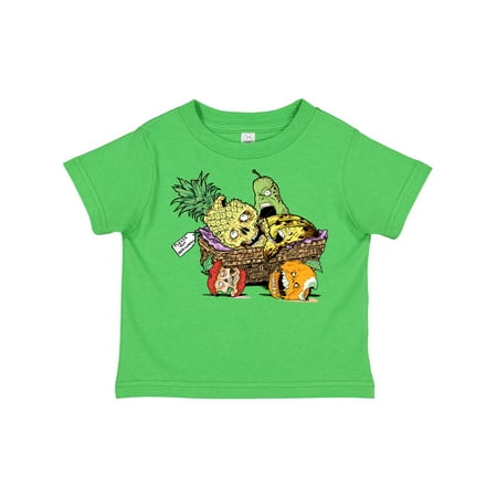 

Inktastic Zombie Fruit Gift Basket Gift Toddler Boy or Toddler Girl T-Shirt