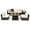 White, variant on Costway 7 PCS Patio Furniture Set with 35" Propane Gas Fire Pit Table & Waterproof Cover Red