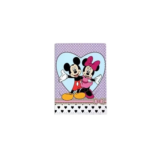 Funda de pasaporte de dibujos animados de Disney, Mickey Mouse, Minnie, estampado de Anime, porta pasaporte impermeable de viaje, tarjetero de negocios para mujer Gao Jinjia LED