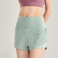 thumbnail image 4 of Pantalones cortos de yoga para mujer Pantalones cortos deportivos para mujer Verano Cadera Yoga Fitness Ropa deportiva Cintura alta Secado rápido Pantalones cortos de entren Romacci Pantalones cortos de yoga para mujer, 4 of 5