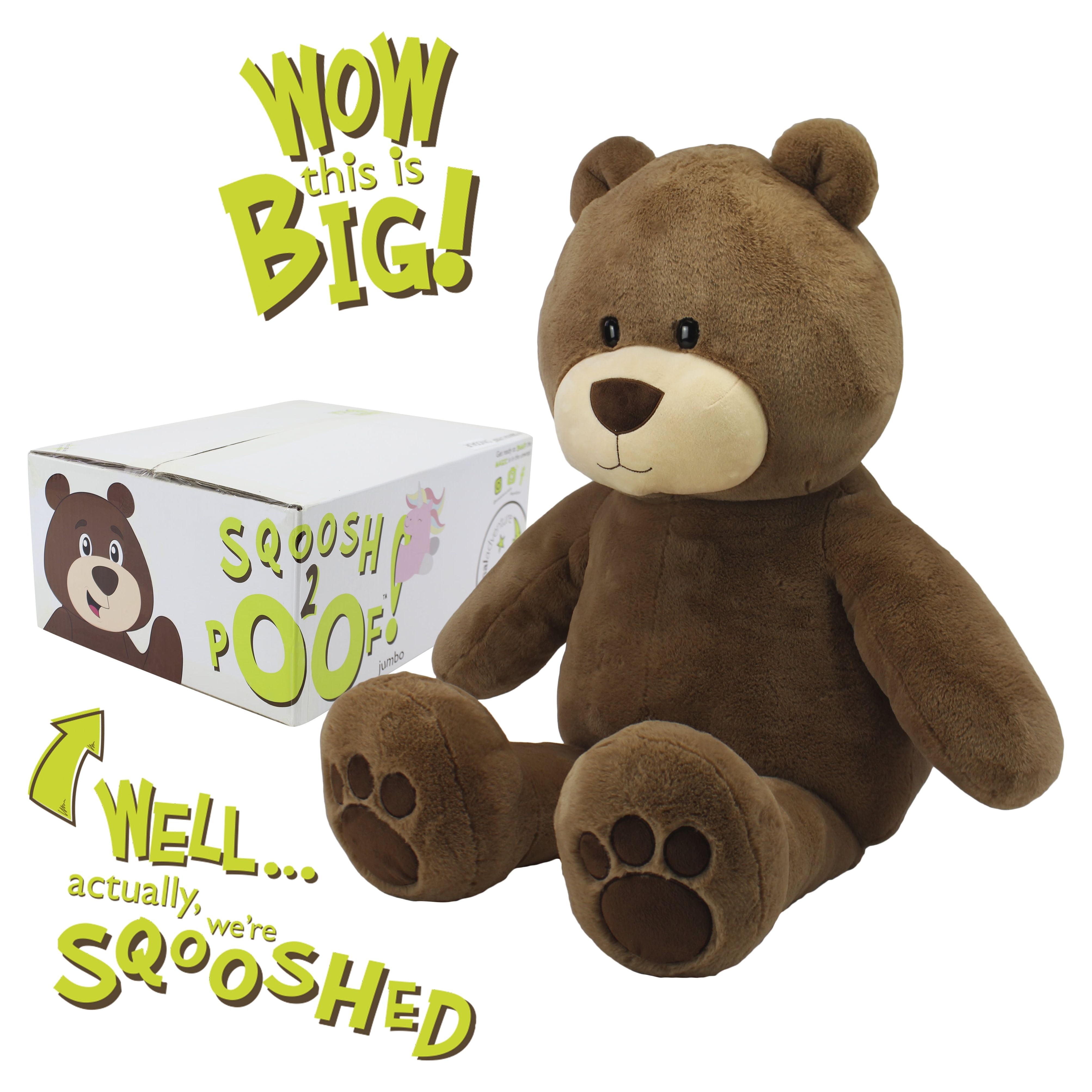 Animal Adventure Sqoosh2Poof Jumbo Plush Character Compressed