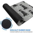 thumbnail image 6 of Long Mouse Pads for Desk,Black Labrador Desk Mats on Top Of Desks, Desk Mouse Pad Extra Large with 3mm Non-Slip Base and Stitched Edge for Gaming,Office,Work,Home 47.3"x23.6", 6 of 6