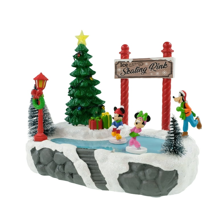 Disney, Animated Skating Rink with Lights and Music Christmas