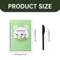 thumbnail image 3 of 5 Pcs Reusable Grooved Handwriting Practice Books, 7.9X5.5" Erasable Tracing Workbooks with Pen, Letter Formation Training Notebook, Re‑Trace Writing Exercise Pads, Script Skill Development Copybook, 3 of 5