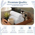 thumbnail image 5 of Dan River Multi-Purpose Salon Towels, Absorbent Cotton Hand Towels for Gym & Spa, Pack of 24, White, 16x26 Inches, 5 of 9