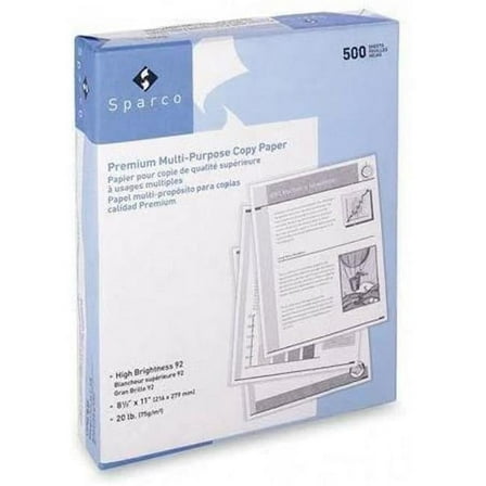 8.5 x 11 in. 92 Brightness Copy Paper, White - Pack of 5000
