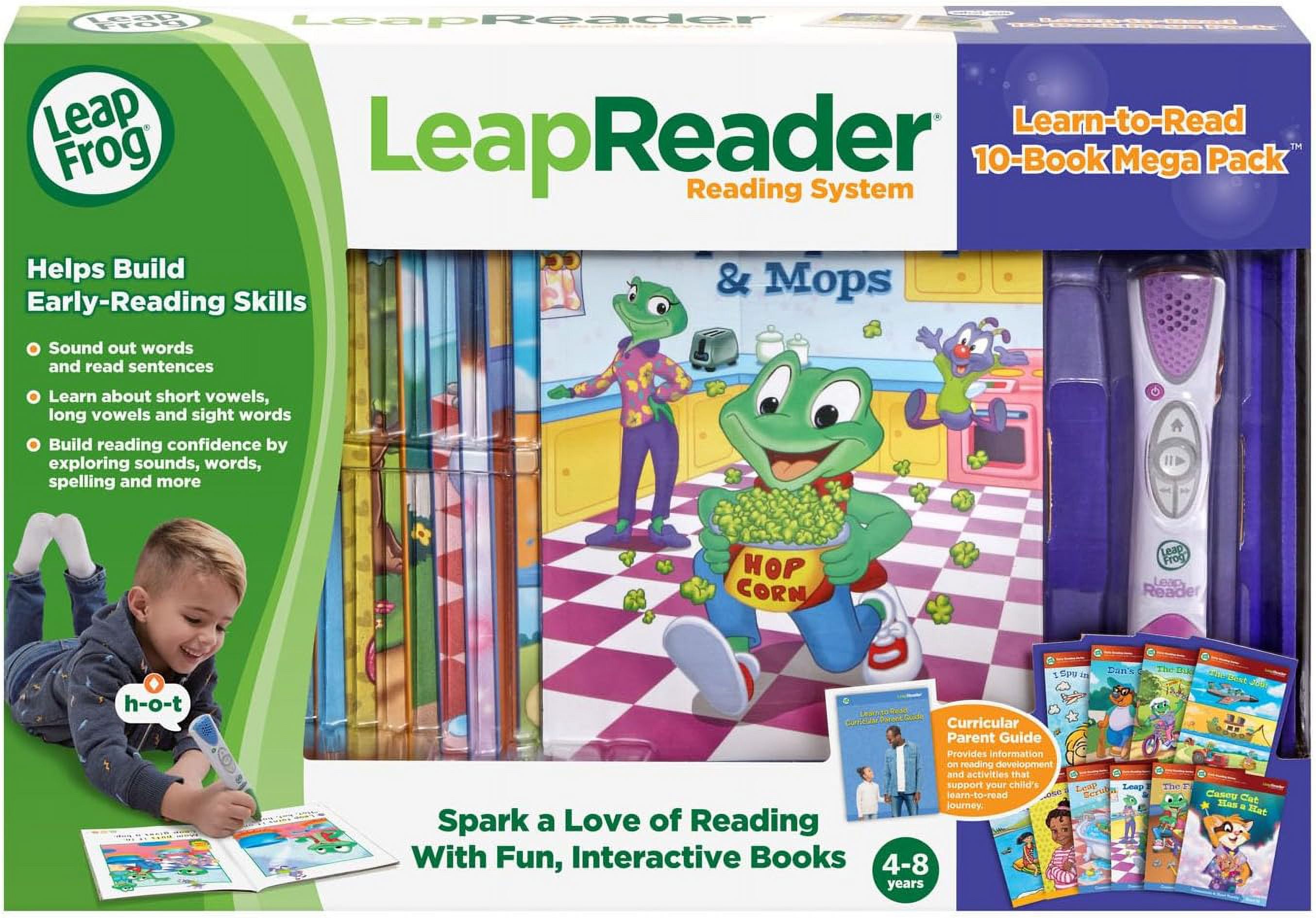 LeapReader 　LeapFrog 　セット LeapFrog LeapReader System Learn-to-Read 10 Book Mega Pack, Pink