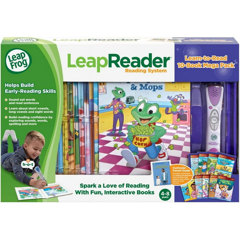 LeapFrog リープリーダー 10冊セット 未使用 LeapFrog LeapReader System Learn-to-Read 10 Book Mega Pack, Pink